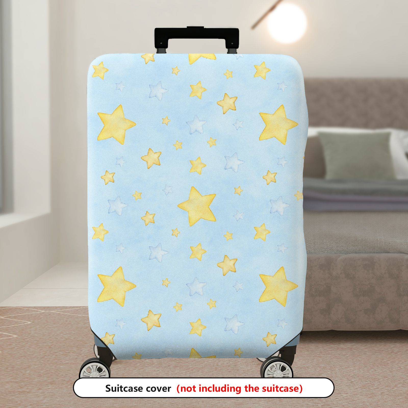 1-Piece Starry Night Sky Universe Cosmic Celestial Astral  Suitcase Luggage Cover, Stretch Protective Sleeve