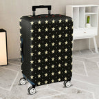 1-Piece Starry Night Black White Cosmic Celestial Elegant  Suitcase Luggage Cover, Stretch Protective Sleeve