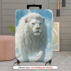 1-Piece White Lion Cloud Sky Animal Fantasy Artistic  Suitcase Luggage Cover, Stretch Protective Sleeve