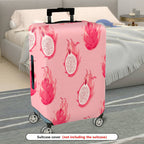 1-Piece Pink Dragon Fruit Pattern Travel Vacation Holiday Fruit  Suitcase Luggage Cover, Stretch Protective Sleeve