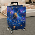 1-Piece Cosmic Galaxy Star Planet Universe Adventure  Suitcase Luggage Cover, Stretch Protective Sleeve