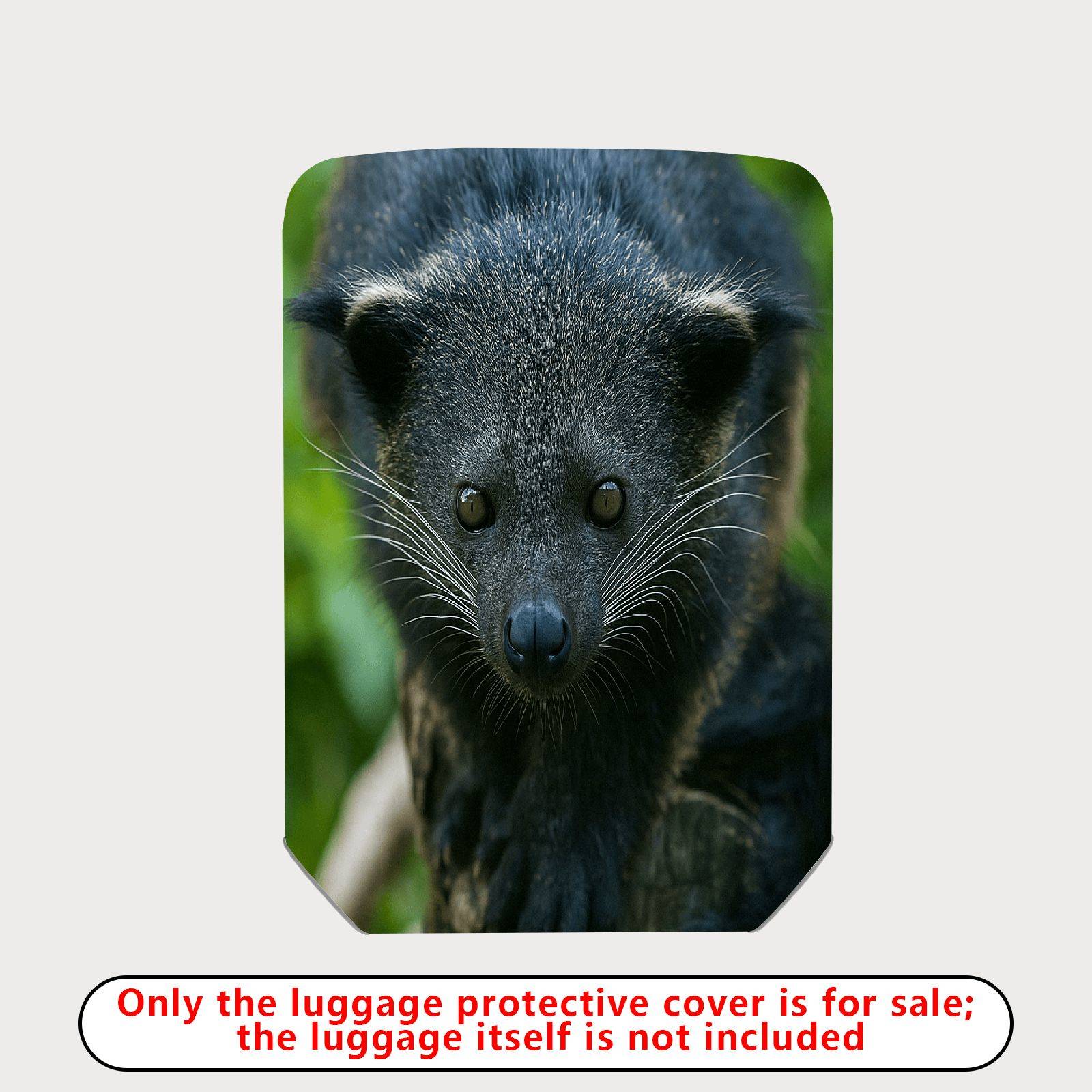 1-Piece Animal Wildlife Jungle Nature Exotic  Suitcase Luggage Cover, Stretch Protective Sleeve