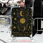 1-Piece Galaxy Moon Star Planet Cosmic Romantic Darling  Suitcase Luggage Cover, Stretch Protective Sleeve