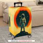 1-Piece Astronaut Space Galaxy Planet Universe Cosmic  Suitcase Luggage Cover, Stretch Protective Sleeve