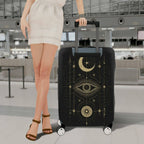 1-Piece Mystic Cosmic Eye Moon Starry Universe Constellation  Suitcase Luggage Cover, Stretch Protective Sleeve