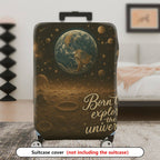 1-Piece Cosmic Space Planet Universe Explore  Suitcase Luggage Cover, Stretch Protective Sleeve
