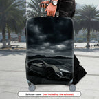 1-Piece Dark Sky Sports Car Mountain Road Stylish  Suitcase Luggage Cover, Stretch Protective Sleeve