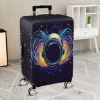1-Piece Galaxy Astronaut Space Cosmic Colorful Starry  Suitcase Luggage Cover, Stretch Protective Sleeve