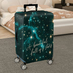 1-Piece Starry Galaxy Astral Cosmic Celestial Night  Suitcase Luggage Cover, Stretch Protective Sleeve