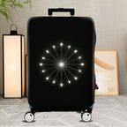 1-Piece Modern Minimalistic Elegant Geometric Artistic  Suitcase Luggage Cover, Stretch Protective Sleeve