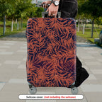 1-Piece Abstract Botanical Tropical Nature Floral Chic  Suitcase Luggage Cover, Stretch Protective Sleeve