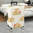 1-Piece Cute Deer Mushroom Star Grass Pastoral  Suitcase Luggage Cover, Stretch Protective Sleeve