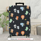 1-Piece Animal Elephant Lion Dinosaur Panda  Suitcase Luggage Cover, Stretch Protective Sleeve