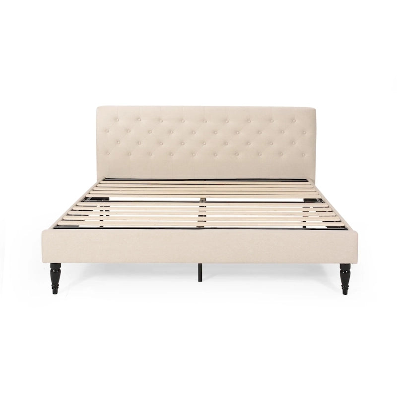 Atterbury Upholstered King Bed Platform by Christopher Knight Home
