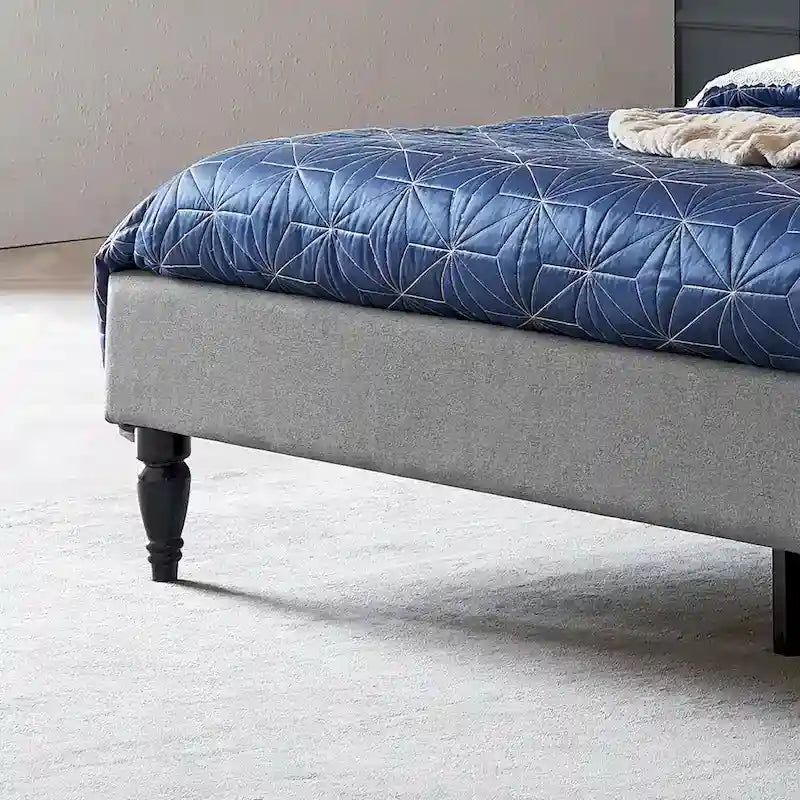 Atterbury Upholstered King Bed Platform by Christopher Knight Home