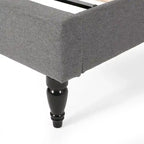 Atterbury Upholstered King Bed Platform by Christopher Knight Home