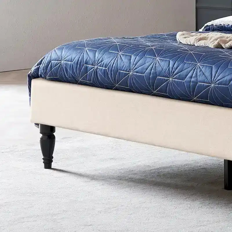 Atterbury Upholstered King Bed Platform by Christopher Knight Home