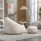 Bean Bag Sofa Chair with Footrest