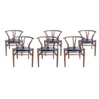 Gessford Ash Wood Dining Chairs (Set of 6) by Christopher Knight Home