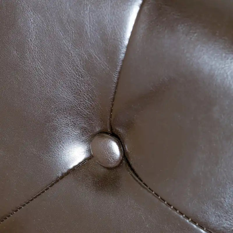 Taylor Brown Bonded Leather Dining Chair (Set of 2) by Christopher Knight Home