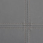 American Furniture Classics Model Foldable Tufted Storage Bench - Gunmetal Gray