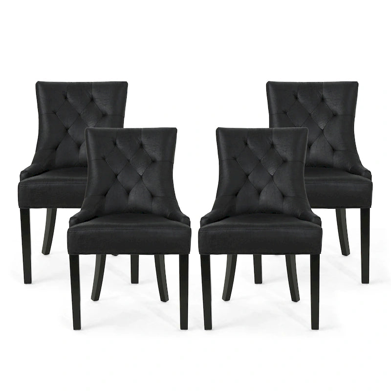 Hayden Contemporary Tufted Dining Chair (Set of 4) by Christopher Knight Home