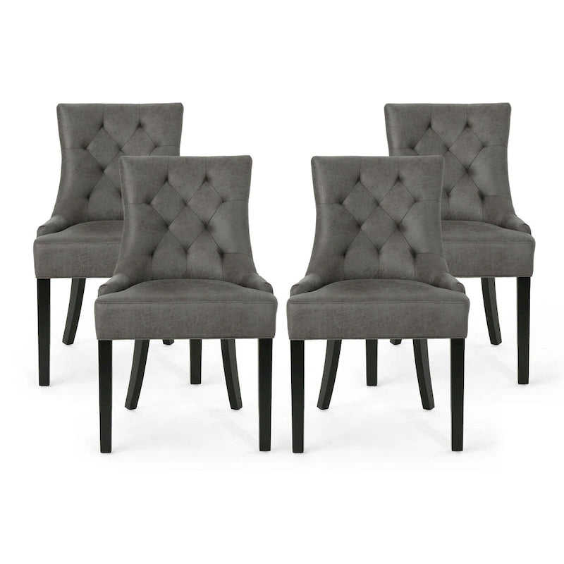 Hayden Contemporary Tufted Dining Chair (Set of 4) by Christopher Knight Home