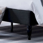 Elinor Upholstered Queen Platform Bed by Christopher Knight Home