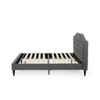 Elinor Upholstered Queen Platform Bed by Christopher Knight Home