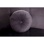 Velvet Curved sofa 3 Seats Symmetrical Modular legless sofa Corner Sectional Round couches - 127