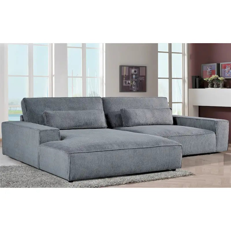 US Pride Furniture 105.52 inch Facing Chaise Sectional Oversize Sofa