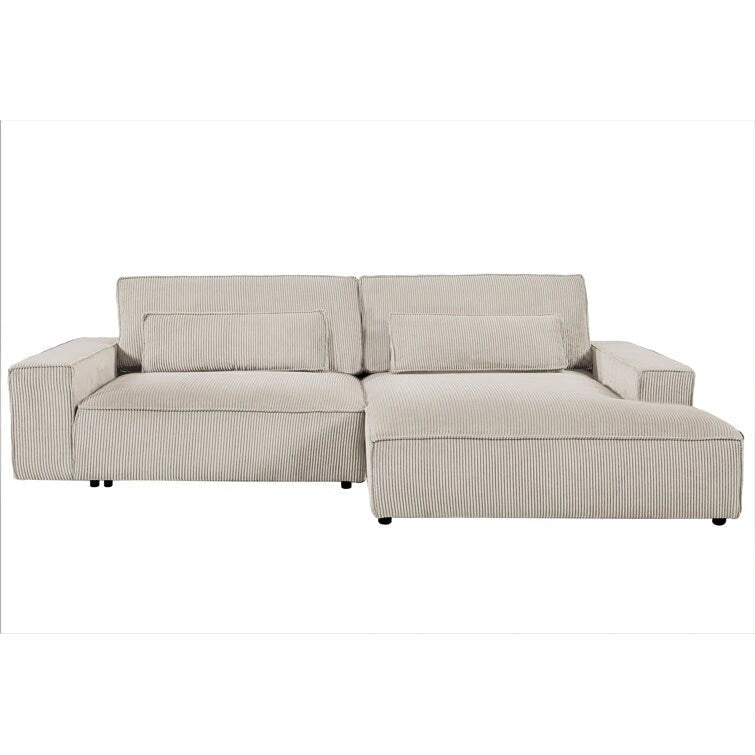 US Pride Furniture 105.52 inch Facing Chaise Sectional Oversize Sofa