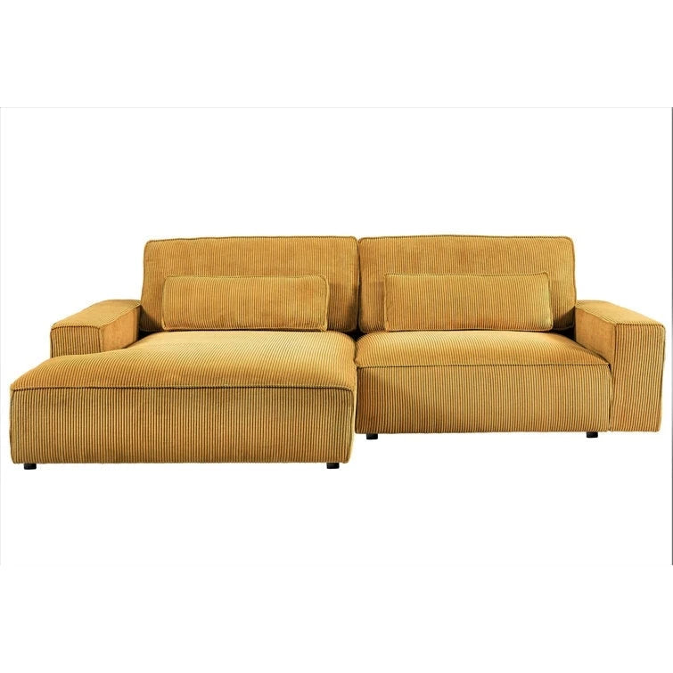 US Pride Furniture 105.52 inch Facing Chaise Sectional Oversize Sofa