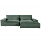 US Pride Furniture 105.52 inch Facing Chaise Sectional Oversize Sofa