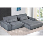 US Pride Furniture 105.52 inch Facing Chaise Sectional Oversize Sofa