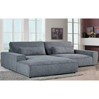 US Pride Furniture 105.52 inch Facing Chaise Sectional Oversize Sofa