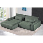 US Pride Furniture 105.52 inch Facing Chaise Sectional Oversize Sofa