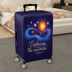 1-Piece Cosmic Galaxy Space Universe Planet Star  Suitcase Luggage Cover, Stretch Protective Sleeve