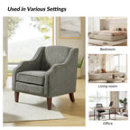 Lucretius Armchair with Nailhead Trim Set of 2 by HULALA HOME