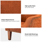 Lucretius Armchair with Nailhead Trim Set of 2 by HULALA HOME