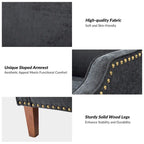 Lucretius Armchair with Nailhead Trim Set of 2 by HULALA HOME