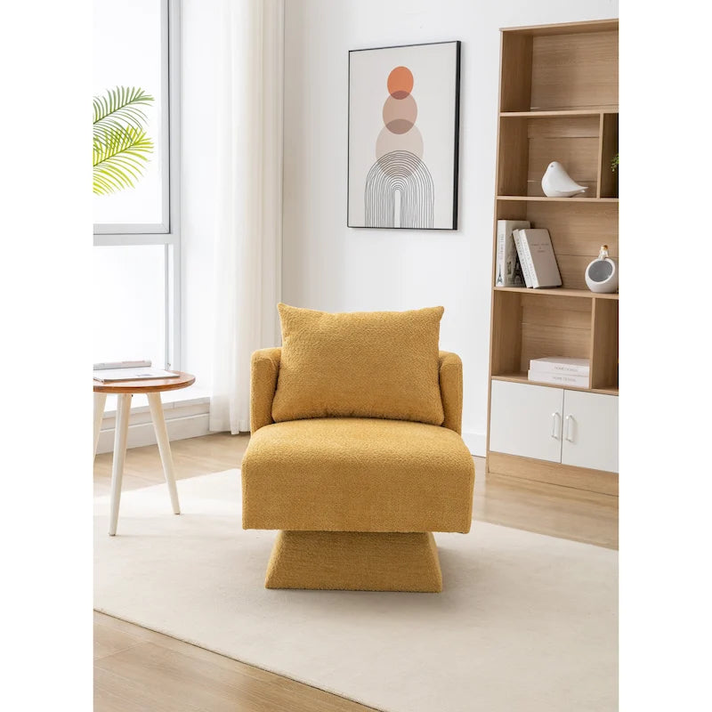 Chenille Upholstered 360 Degree Swivel Accent Chairs for Living Room,Bedroom
