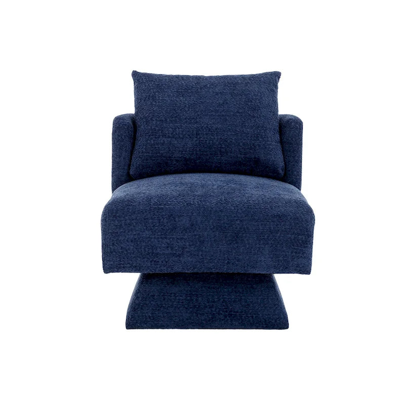 Chenille Upholstered 360 Degree Swivel Accent Chairs for Living Room,Bedroom