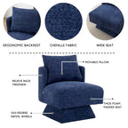 Chenille Upholstered 360 Degree Swivel Accent Chairs for Living Room,Bedroom