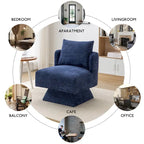 Chenille Upholstered 360 Degree Swivel Accent Chairs for Living Room,Bedroom