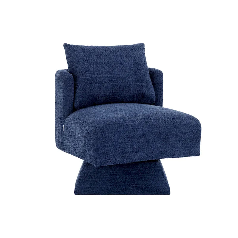 Chenille Upholstered 360 Degree Swivel Accent Chairs for Living Room,Bedroom