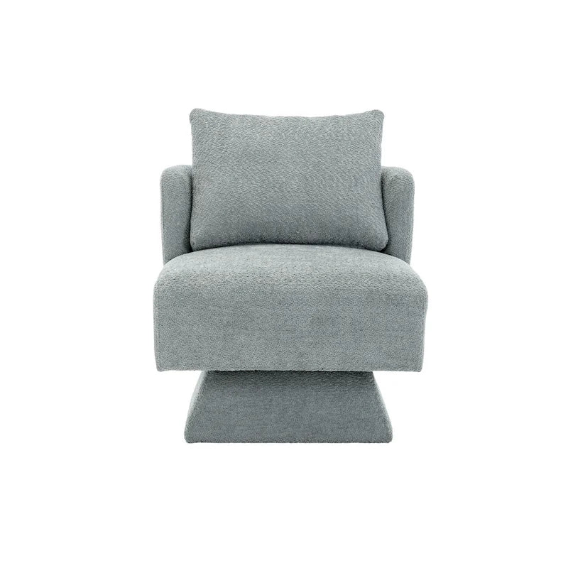 Chenille Upholstered 360 Degree Swivel Accent Chairs for Living Room,Bedroom