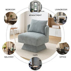 Chenille Upholstered 360 Degree Swivel Accent Chairs for Living Room,Bedroom