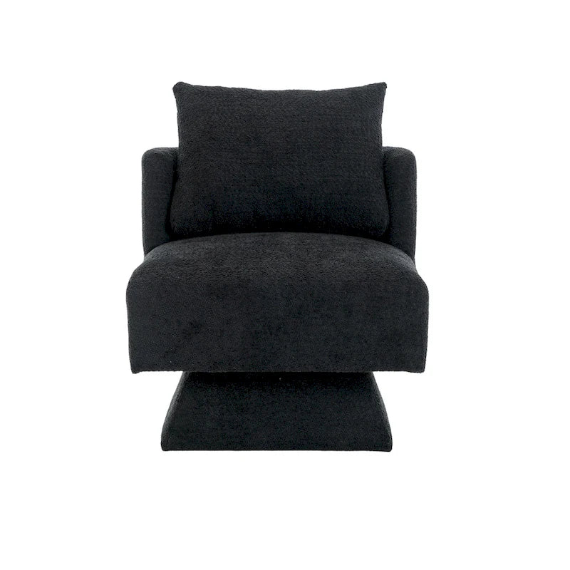 Chenille Upholstered 360 Degree Swivel Accent Chairs for Living Room,Bedroom