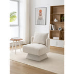 Chenille Upholstered 360 Degree Swivel Accent Chairs for Living Room,Bedroom